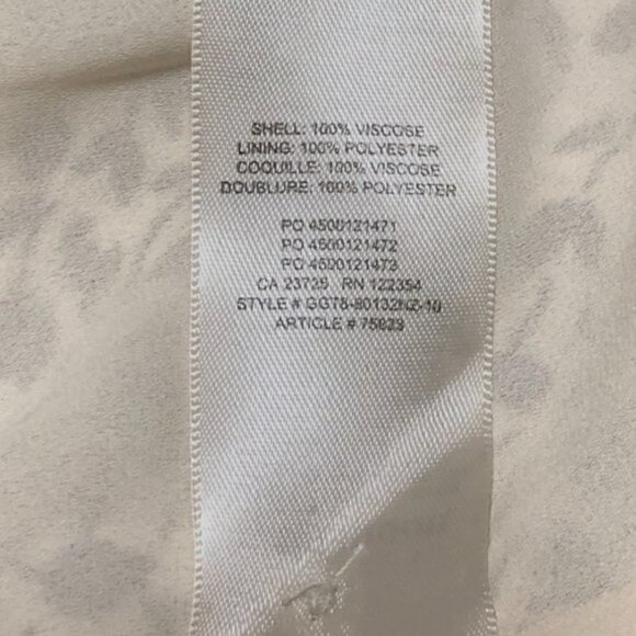 NWOT Little Moon Black & White Florals Print Verbenna Maxi Dress - Picture 9 of 12